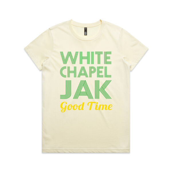 White Chapel Jak GOOD TIME - AS Colour Womens Maple Tee Thumbnail
